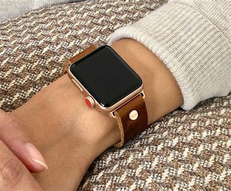 apple watch bands amazon leather|apple watch leather band 41mm.